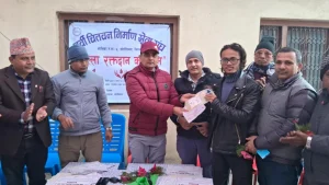 निर्माण सेवा संघको रक्तदान : ३५ युनिट रगत संकलन